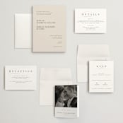 "Eisin" - Wedding Invitations in Vanilla Bean by Pati Cascino - Invitation Suite
