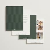 "Flip" - Wedding Invitations in Forest by Kelly Schmidt - Back of Card Options