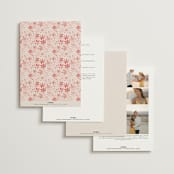 "Blossoms of Love" - Wedding Invitations in Champagne by frau brandt - Back of Card Options