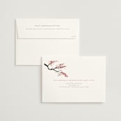 "Blossoms of Love" - Wedding Invitations in Champagne by frau brandt - FREE Recipient Addressing