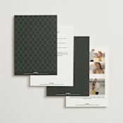 "Watermark" - Wedding Invitations in Cypress by Kaydi Bishop - Back of Card Options