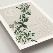 "Watermark" - Wedding Invitations in Cypress by Kaydi Bishop - Detail