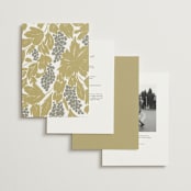 "Valley of the Moon" - Wedding Invitations in Sage by Shiny Penny Studio - Back of Card Options