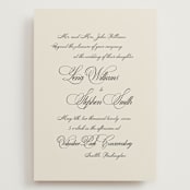 "Old Fashioned" - Wedding Invitations in Night by Ani Somi - Front
