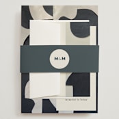 "Modern Marriage" - Wedding Invitations in Cream by cyrille gulassa - Assembled with Belly Band