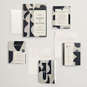"Modern Marriage" - Wedding Invitations in Cream by cyrille gulassa - Invitation Suite