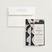 "Modern Marriage" - Wedding Invitations in Cream by cyrille gulassa - Invitation with Envelope
