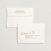 "As if a Dream" - Wedding Invitations in Cloud by Pine Street Creative - FREE Recipient Addressing
