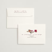 "Indian floral chintz lush" - Wedding Invitations in Ivory by Caroline Bonne Muller - FREE Recipient Addressing