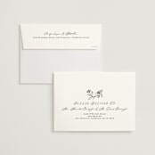 "etched floral" - Wedding Invitations in Stone by Phrosné Barwood - FREE Recipient Addressing