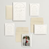 "Amelia" - Wedding Invitations in Olive by Kristie Kern - Invitation Suite