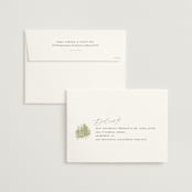 "Aspen" - Wedding Invitations in Lake by Robert and Stella - FREE Recipient Addressing