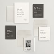 "Clarity" - Wedding Invitations in Diamond by Heather Cairl - Invitation Suite