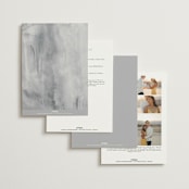 "We Do" - Wedding Invitations in Ink by lulu and isabelle - Back of Card Options