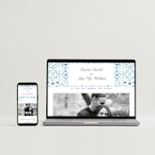 "Almafi" - Wedding Invitations in Cerulean by Itsy Belle Studio - FREE Wedding Website