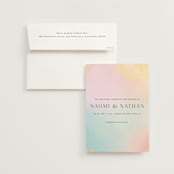 "marshmallow" - Wedding Invitations in Sunrise by Petra Kern - Invitation with Envelope