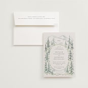 "Paradise" - Wedding Invitations in Forest by Petra Kern - Invitation with Envelope