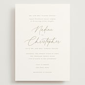 "spiku" - Wedding Invitations in Pearl by chocomocacino - Front
