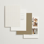 "spiku" - Wedding Invitations in Pearl by chocomocacino - Back of Card Options