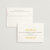 "Pretty Picado" - Wedding Invitations in Sunshine by Jessie Steury - FREE Recipient Addressing