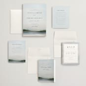 "Calm Water" - Wedding Invitations in Sky by Nicole Walsh - Invitation Suite