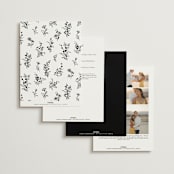 "Quintessential" - Wedding Invitations in Cotton by Everett Paper Goods - Back of Card Options
