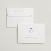"Quintessential" - Wedding Invitations in Cotton by Everett Paper Goods - FREE Recipient Addressing