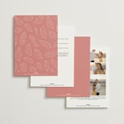 "Phool Bahar" - Wedding Invitations in Patta by Creo Study - Back of Card Options