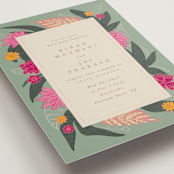 "Phool Bahar" - Wedding Invitations in Patta by Creo Study - Detail