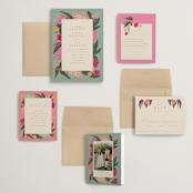 "Phool Bahar" - Wedding Invitations in Patta by Creo Study - Invitation Suite