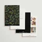 "Rose Garden" - Wedding Invitations in Porcelain by Susan Moyal - Back of Card Options