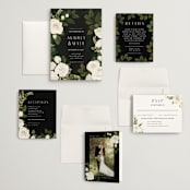 "Rose Garden" - Wedding Invitations in Porcelain by Susan Moyal - Invitation Suite