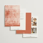 "Moroccan Jewel" - Wedding Invitations in Sepia Sunset by Zhay Smith - Back of Card Options