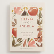 "Giardino" - Wedding Invitations in Saffron by Vera Lim - Front