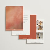 "Giardino" - Wedding Invitations in Saffron by Vera Lim - Back of Card Options