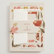"Giardino" - Wedding Invitations in Saffron by Vera Lim - Assembled with Belly Band