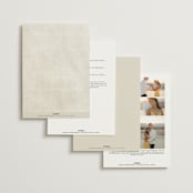 "Camille" - Wedding Invitations in Stone by Jackie Crawford - Back of Card Options