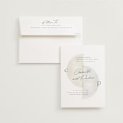 "Camille" - Wedding Invitations in Stone by Jackie Crawford - Invitation with Envelope
