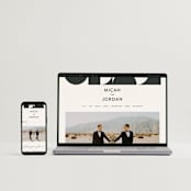 "Kenai" - Wedding Invitations in Shadow by Carly Reed Walker - FREE Wedding Website