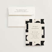 "Kenai" - Wedding Invitations in Shadow by Carly Reed Walker - Invitation with Envelope