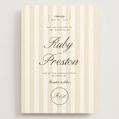 "Elegant and Formal" - Wedding Invitations in Sunshine by Jen Ramsey - Front