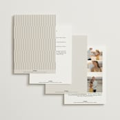"Editorial" - Wedding Invitations in Forest by Bethan - Back of Card Options