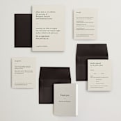 "Editorial" - Wedding Invitations in Forest by Bethan - Invitation Suite