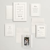 "Black Tie Elegance" - Wedding Invitations in Tuxedo by Nicoletta Savod - Invitation Suite
