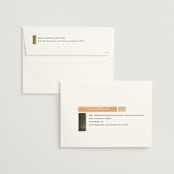 "Concord" - Wedding Invitations in Moss by Robert and Stella - FREE Recipient Addressing