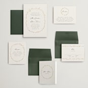 "delicate florals" - Wedding Invitations in Snow by Lori Wemple - Invitation Suite