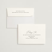"Infinite" - Wedding Invitations in Ivory by Angela Thompson - FREE Recipient Addressing