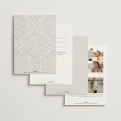 "vintage flourishes" - Wedding Invitations in Natural by BR Designs - Back of Card Options
