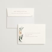 "Sprigs of Joy" - Wedding Invitations in Pearl by Leah Bisch - FREE Recipient Addressing