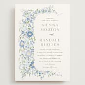 "Meander" - Wedding Invitations in Lilac by Angela Marzuki - Front